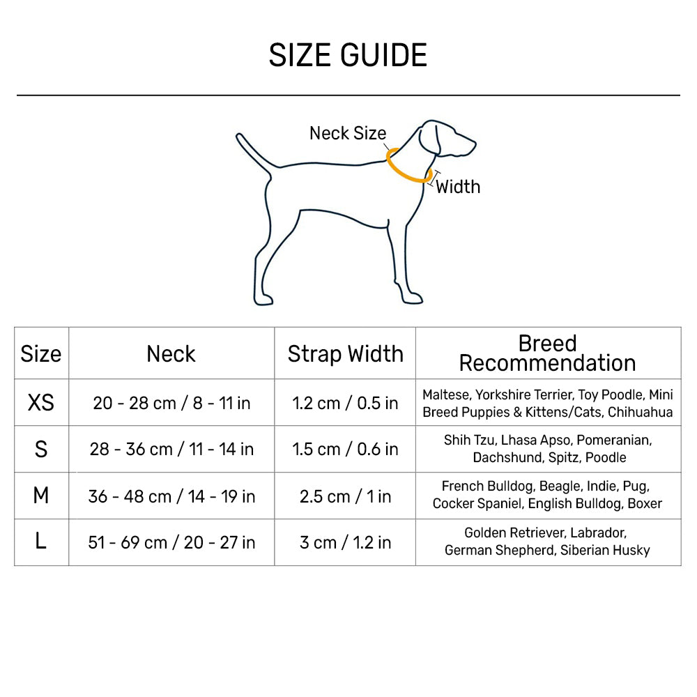 Breed Puppy Harness Size HUFT Sunset Samba Printed Dog Collar