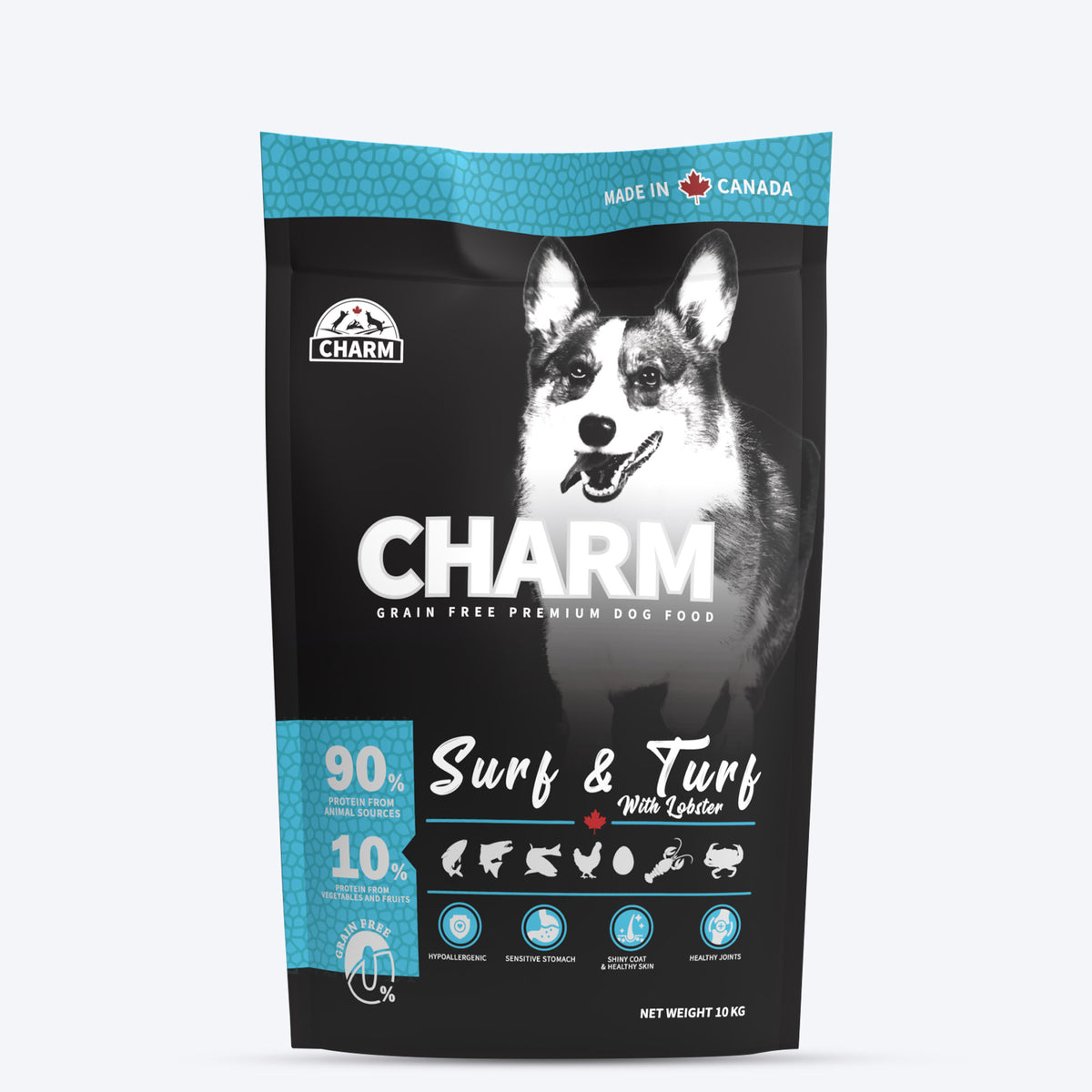 Charm Premium Surf & Turf With Lobster Grain Free Dry Food For Dog - Heads Up For Tails