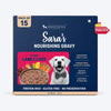 Sara’s Nourishing Gravy Chunky Lamb & Liver Wet Food For Dog - 70 gm