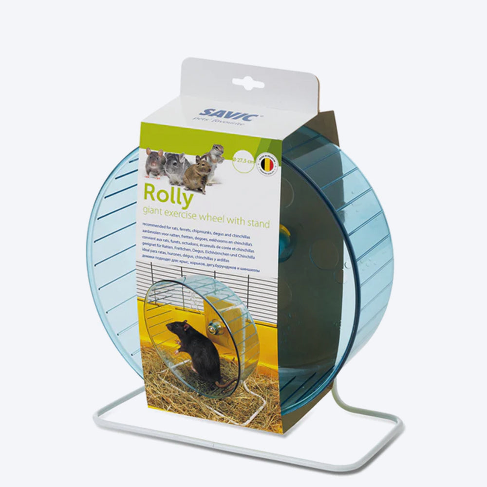 Savic Rolly Exercise Wheel with Stand for Small Animals (Giant)_01