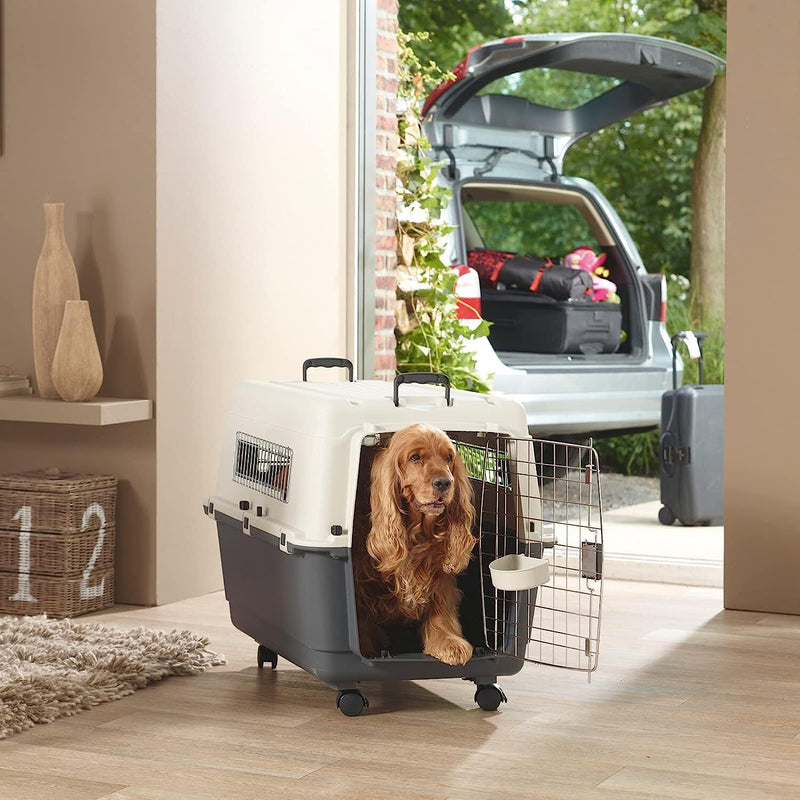 Savic Andes 5 - Dog & Cat Carrier - 32 x 22 x 23 inch - Holds up to 25 kg - Heads Up For Tails