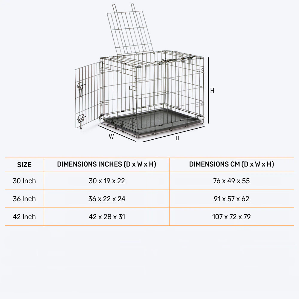Savic Dog Cottage Cage - Black - Heads Up For Tails