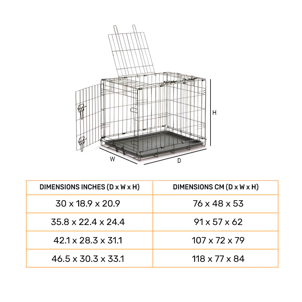 Savic Dog Cottage Cage For Dog & Cat - Black - Heads Up For Tails