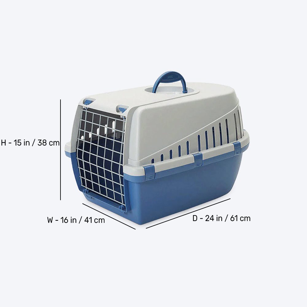 Savic Trotter 3 Pet Carrier Atlantic Blue 24x16x15 in Online