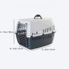 Savic Trotter 3 - Dog & Cat Carrier - Dark Grey - 24 x 16 x 15 inch - Holds up to 10 kg - Heads Up For Tails