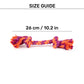 HUFT Tuggables Rope Toy For Dog - Purple & Orange - Heads Up For Tails