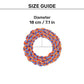 HUFT Tuggables Rope Toy For Dog - Orange & Purple