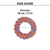 HUFT Tuggables Rope Toy For Dog - Orange & Purple - Heads Up For Tails