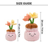 HUFT Flower Power Squeaky Plush Toy For Dog - Multicolor - Heads Up For Tails