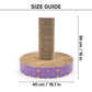 HUFT Scratch-N-Stretch Scratching Post Cat Scratcher - Violet_05