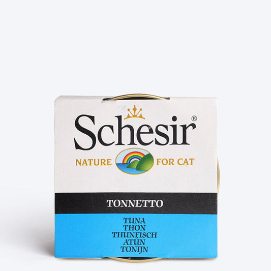 Schesir 51% Tuna Canned Wet Cat Food - 85 g - Heads Up For Tails