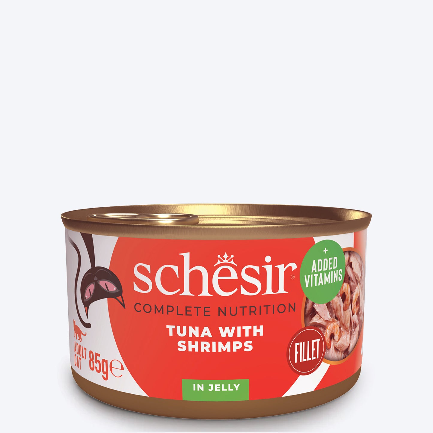 Schesir Tuna with Shrimps Wet Cat Food - 85 g