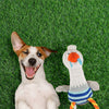 FOFOS Sea Mew Sealife Squeaky Plush Dog Toy - White_05