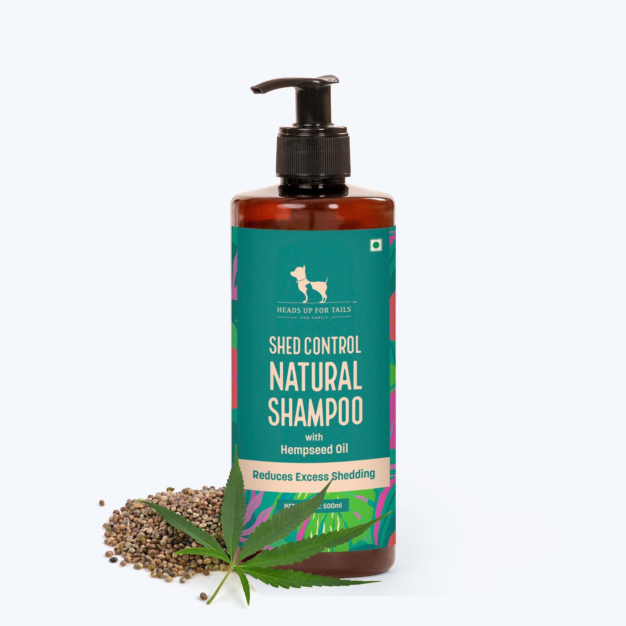 HUFT Shed Control Natural Shampoo For Dogs Heads Up For Tails