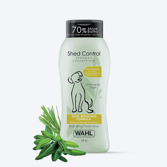 WAHL Shed Control Dog Shampoo - Lemongrass Sage - 709 ml - Heads Up For Tails
