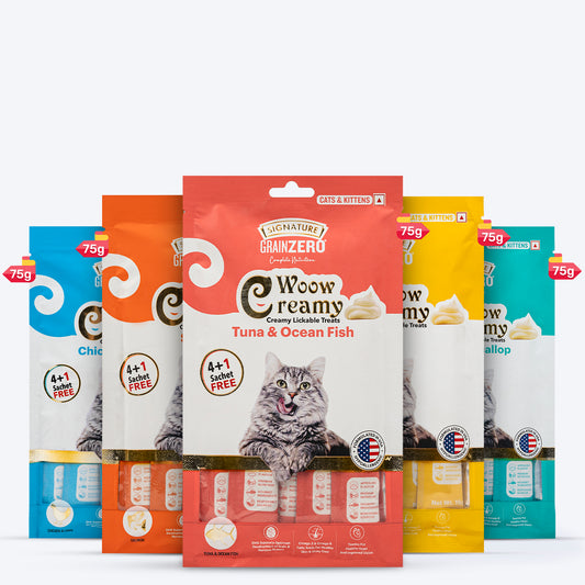 Signature Grain Zero Meowy Creamy Treat Mix For Cat & Kitten