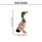 FOFOS Wild Duck Squeaky Plush Dog Toy - Multicolor_06