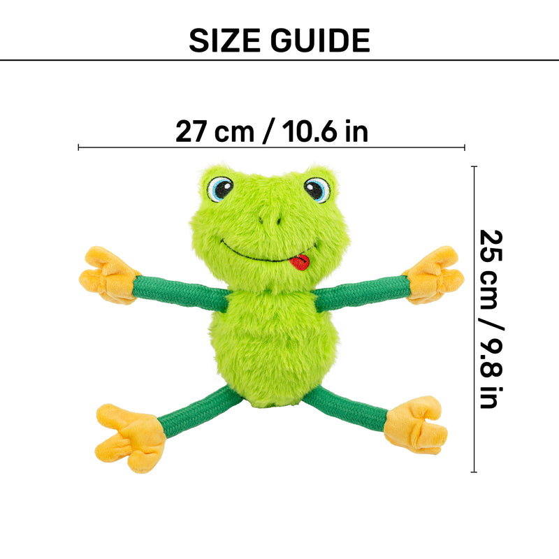HUFT Mr Hopps Plush Toy For Dog - Green - Heads Up For Tails