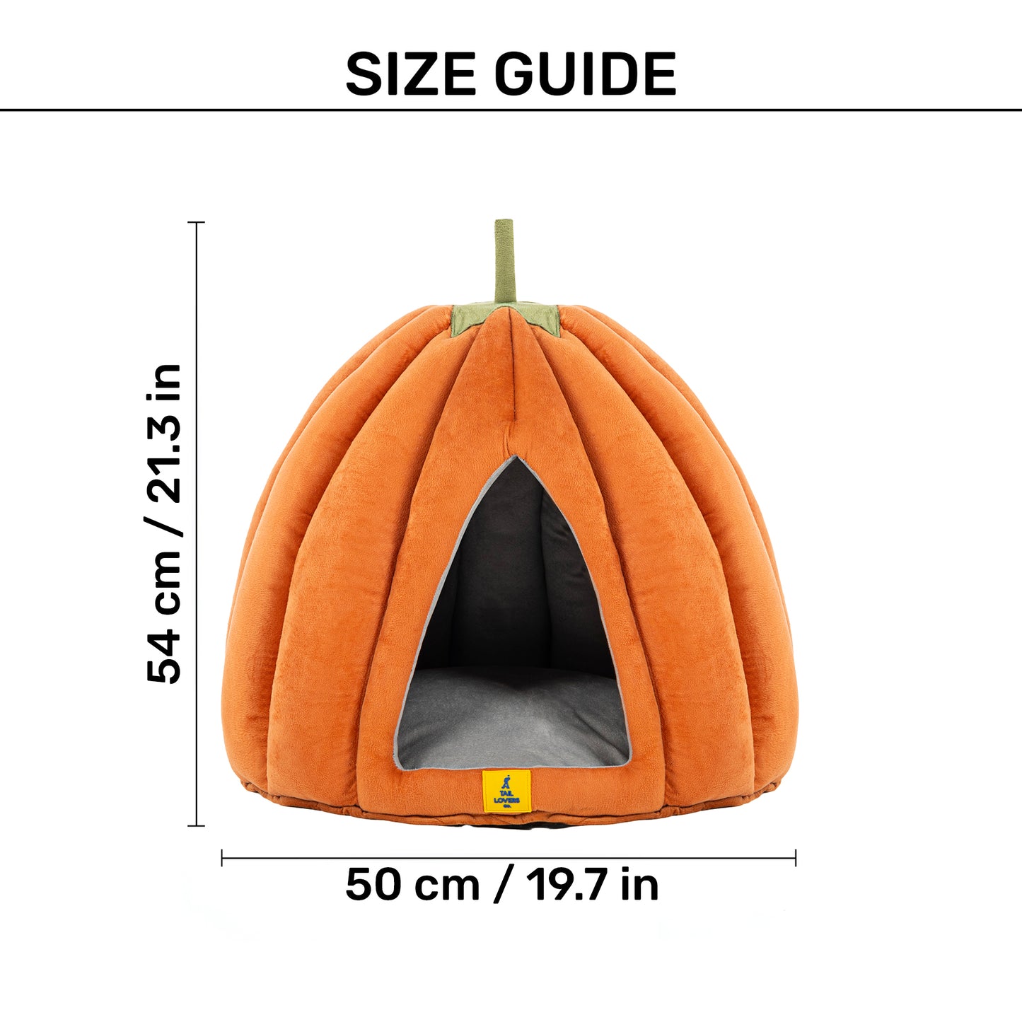 TLC Pumpkin Bed For Cats & Puppy - Orange_08