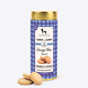 HUFT YIMT Snooze Time Special Chamomile & Lavender Dog Biscuits - 200 gm - Heads Up For Tails