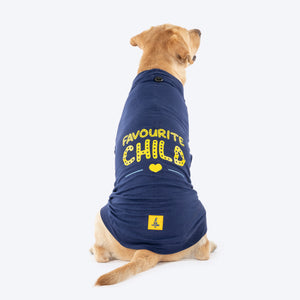 TLC Favourite Child T-Shirt For Dog - Navy Blue_01