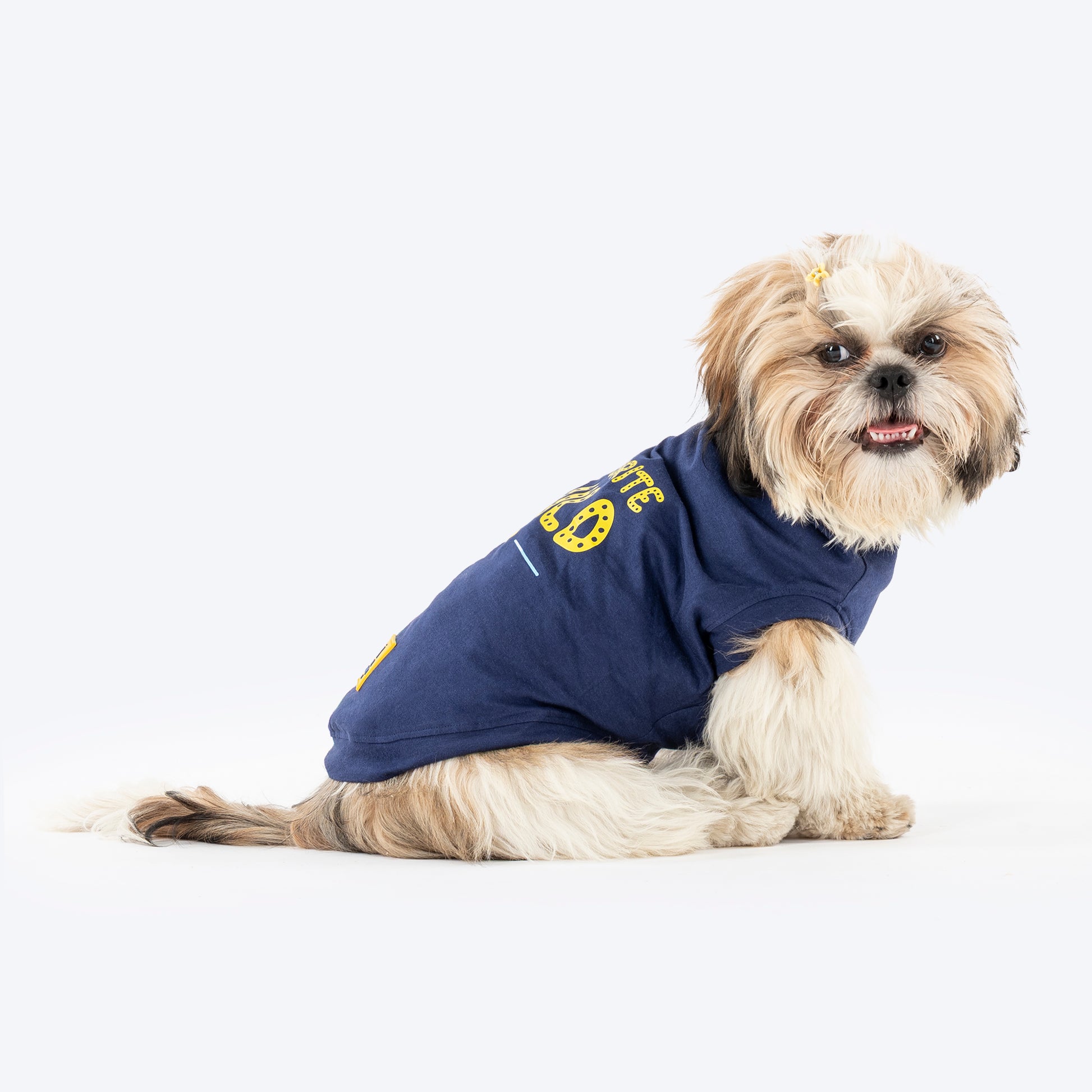TLC Favourite Child T-Shirt For Dog Navy Blue