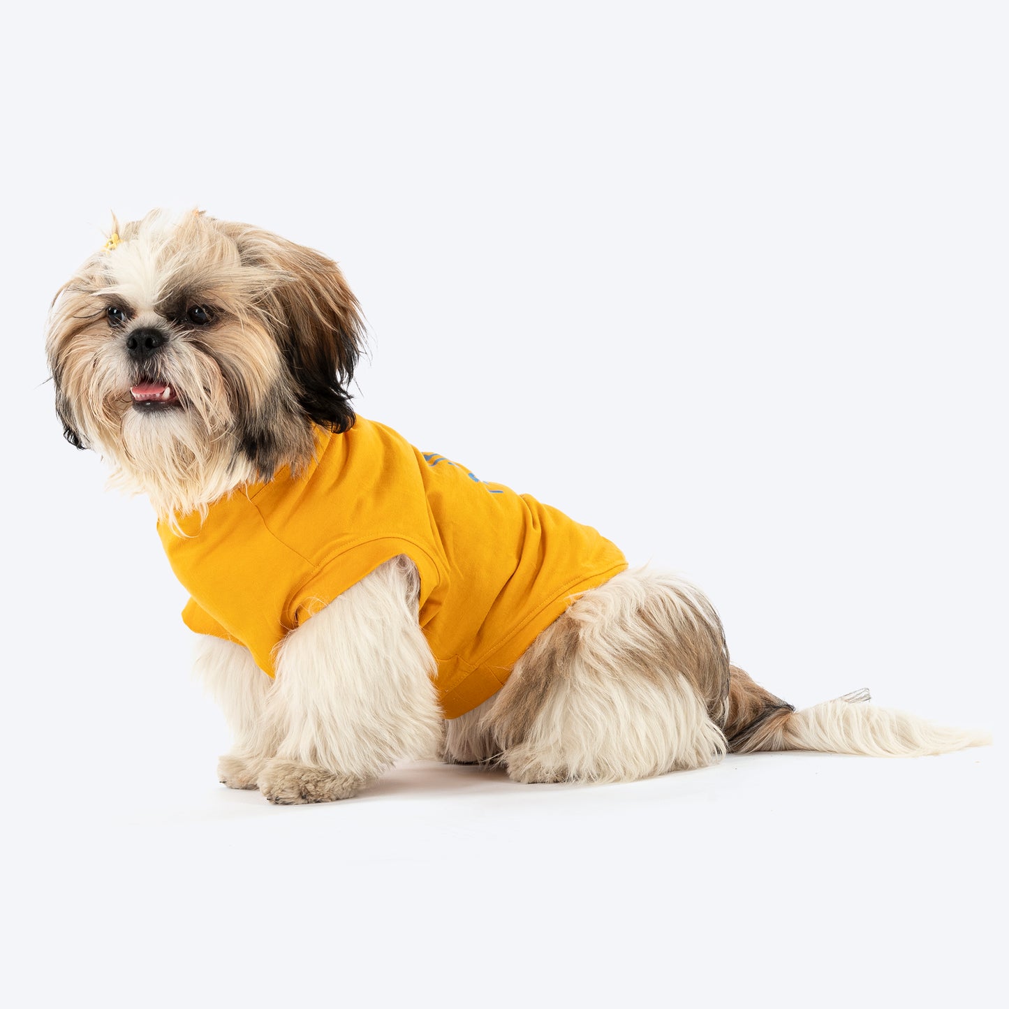 TLC Stay Pawsitive T-Shirt For Dog - Yellow_05
