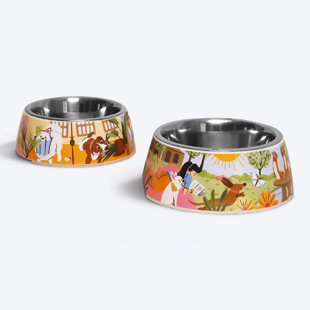 The Plated Project Pawprints Of Joy Pet Bowl - Multicolor - S_05