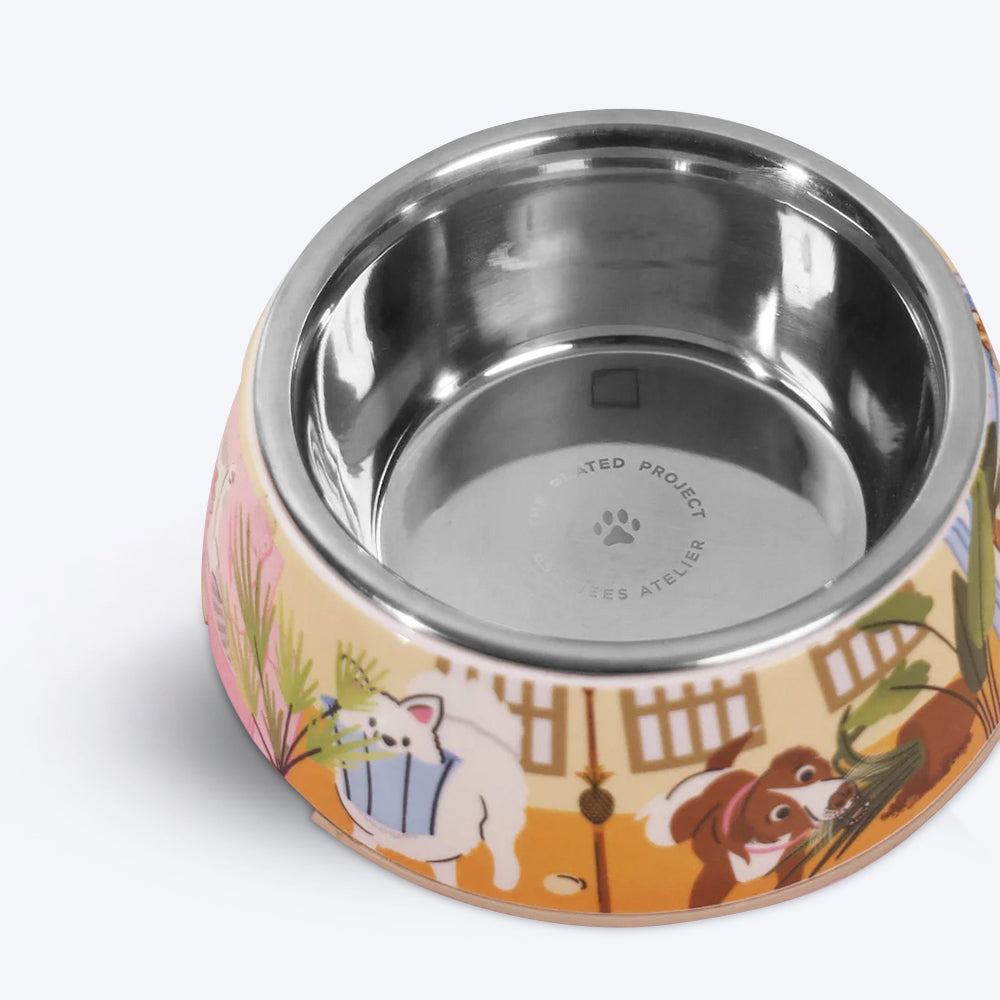 The Plated Project Pawprints Of Joy Pet Bowl - Multicolor - S_03