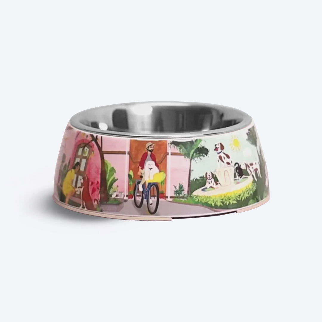 The Plated Project Pawprints Of Hope Pet Bowl - Multicolor - L_02