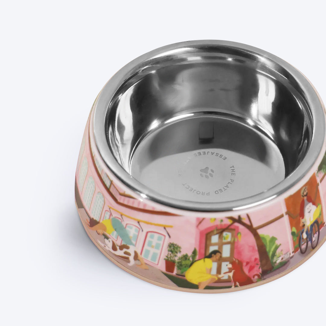 The Plated Project Pawprints Of Hope Pet Bowl - Multicolor - L_03
