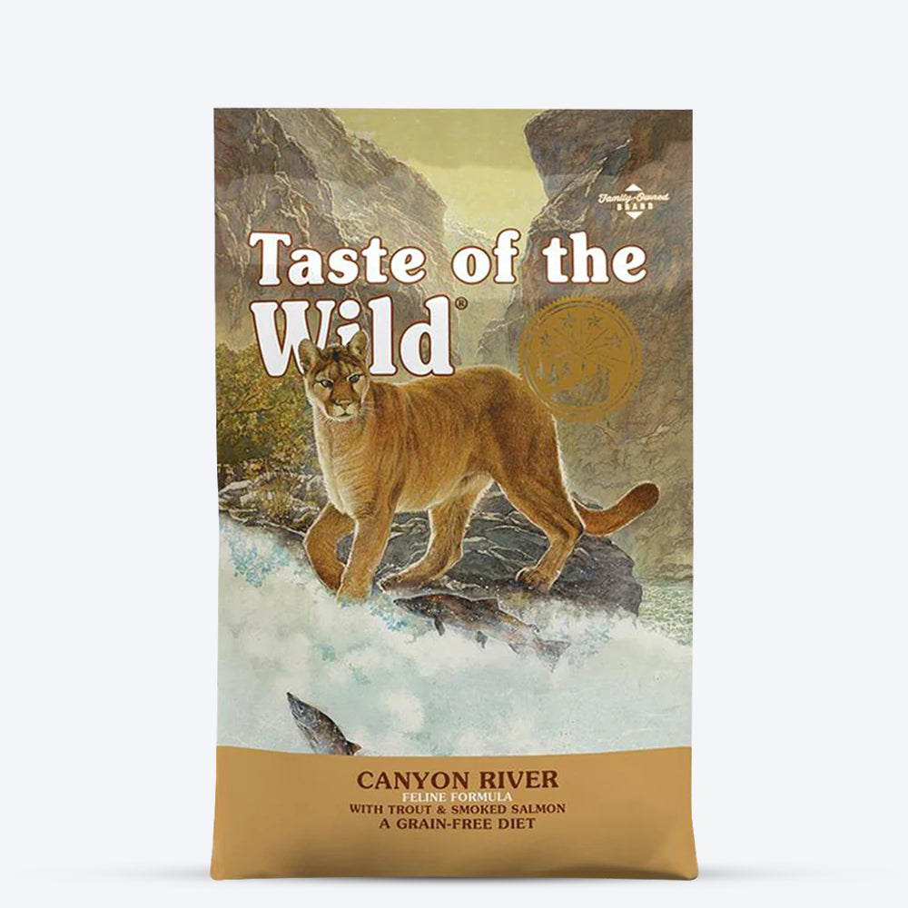 Taste of the Wild Grain Free Dry Cat Food (Trout & Smoked Salmon) - 2 kg - Heads Up For Tails