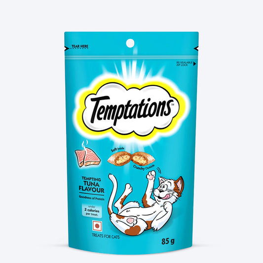 Temptations Cat Treat Tuna Flavour - 85g - Heads Up For Tails