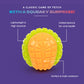Dash Dog Squeaky Serve Tennis Ball Fetch Toy For Dog - Orange & Green - M