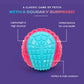 Dash Dog Squeaky Serve Tennis Ball Fetch Toy For Dog - Pink & Turquoise - L