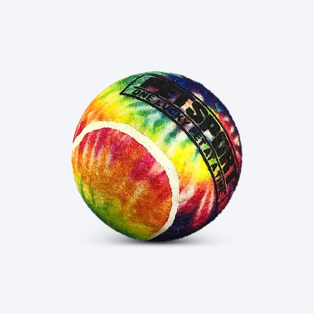 Petsport Tie Dye Squeak Balls Puppy Toy - 3 Pcs - 5 cm - Heads Up For Tails