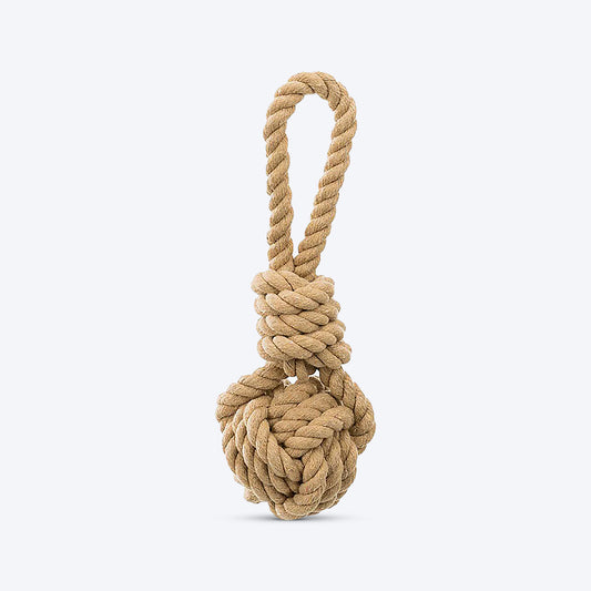 Trixie Be Nordic Knot Ball On A Rope- 8/30cm - Heads Up For Tails