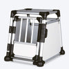 Trixie Silver Transport Box Aluminum For Dogs & Cats - Heads Up For Tails