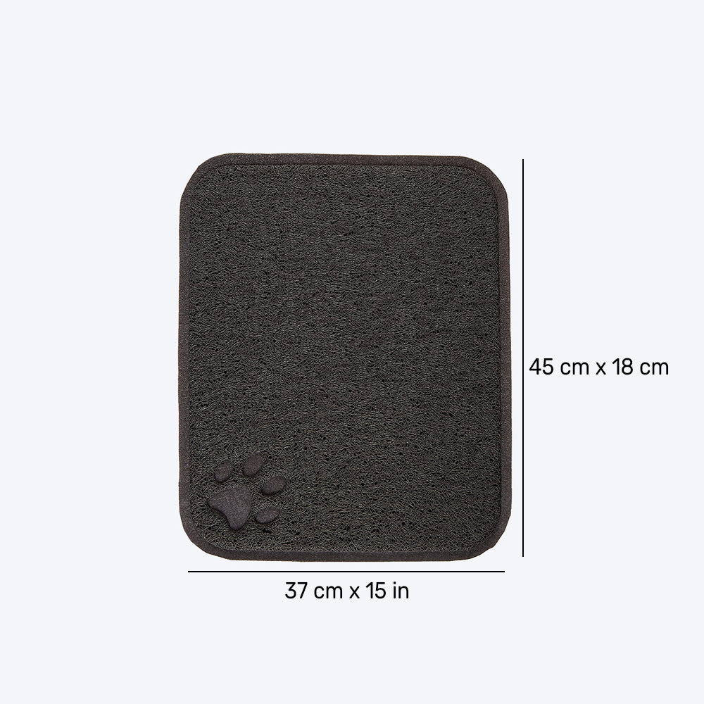 Trixie Cat Litter Tray Mat - 15x18 inches - Heads Up For Tails