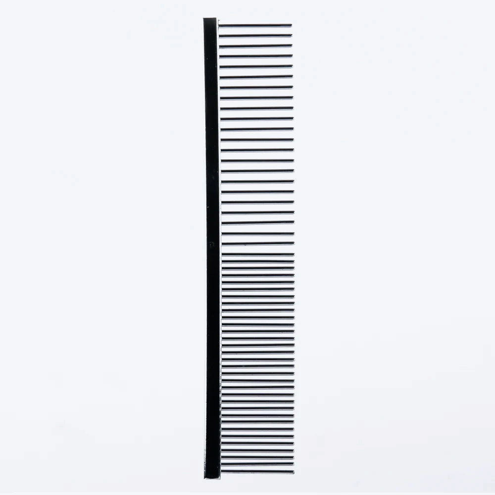 Trixie Metal Medium & Wide Teeth Comb For Pets- 16 cm - Heads Up For Tails