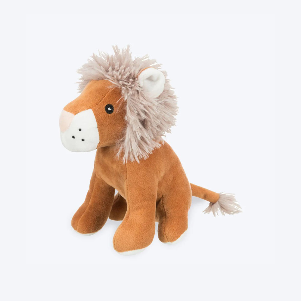 Trixie Lion Dog Plush Toy With Sound - Brown - 20 Cm_02