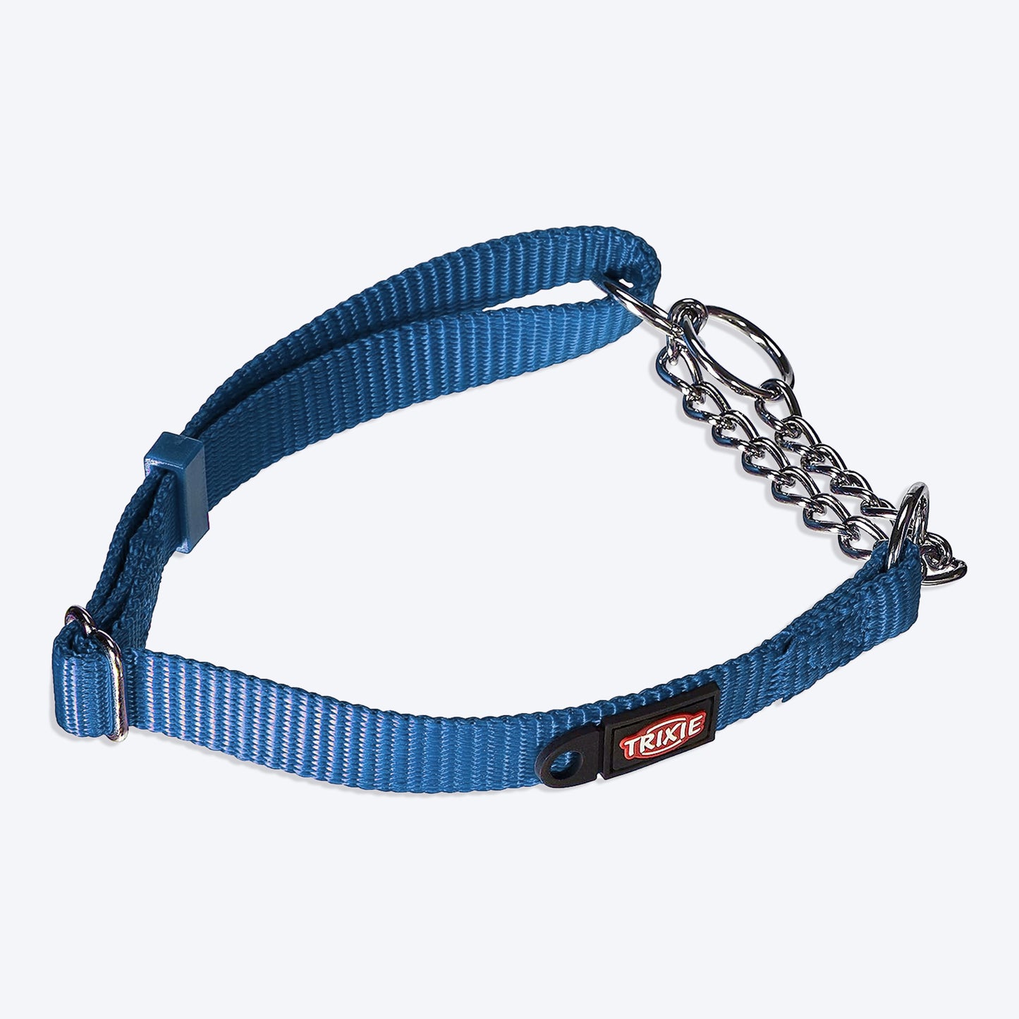 Trixie Premium Stop-The-Pull Collar - Royal Blue - Heads Up For Tails