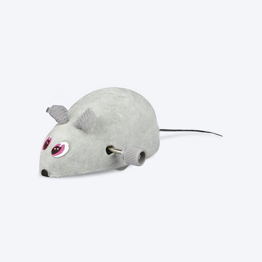 Trixie Wind Up Mouse Cat Toy - 7 cm (Assorted Colour) - Heads Up For Tails