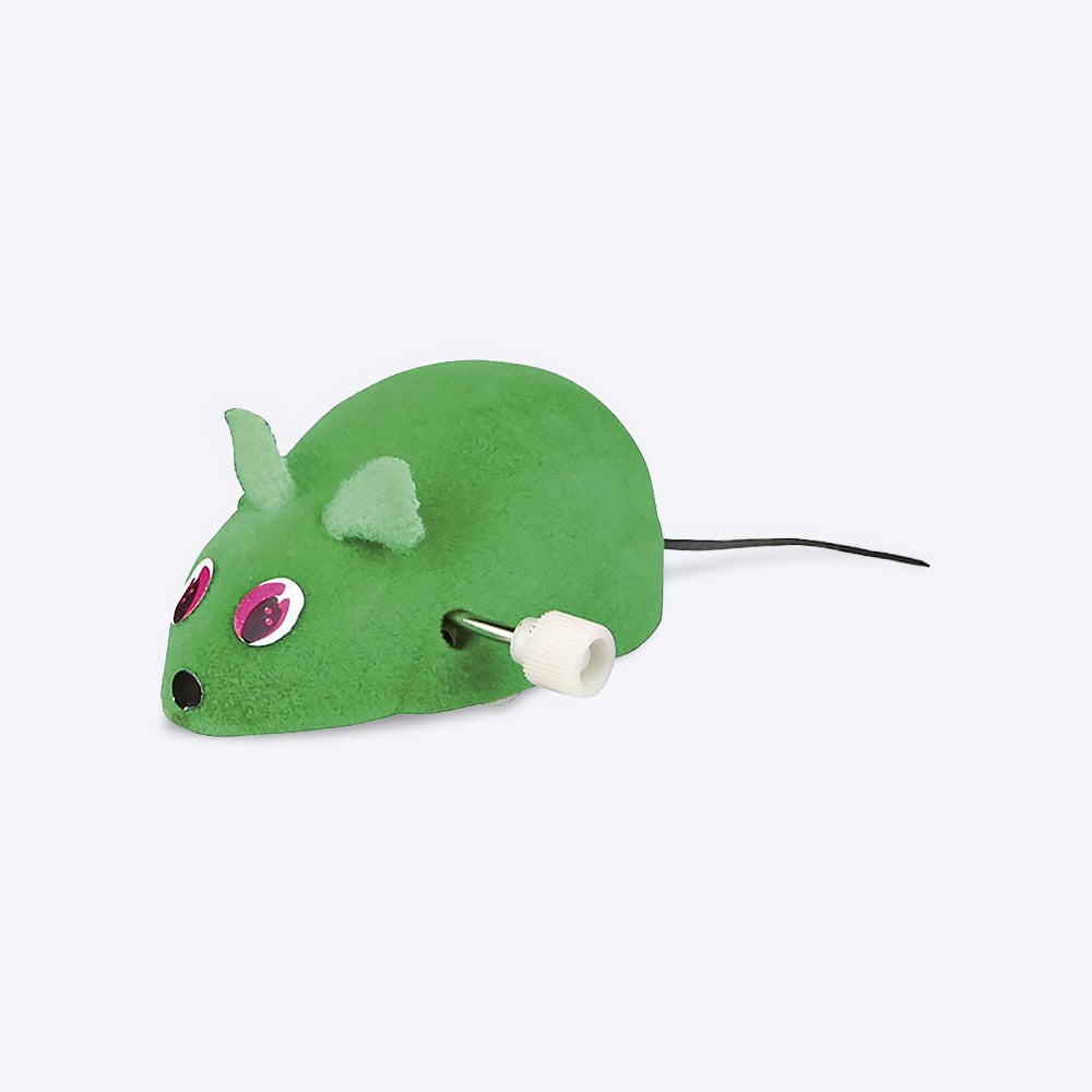 Trixie Wind Up Mouse Cat Toy - 7 cm (Assorted Colour) - Heads Up For Tails