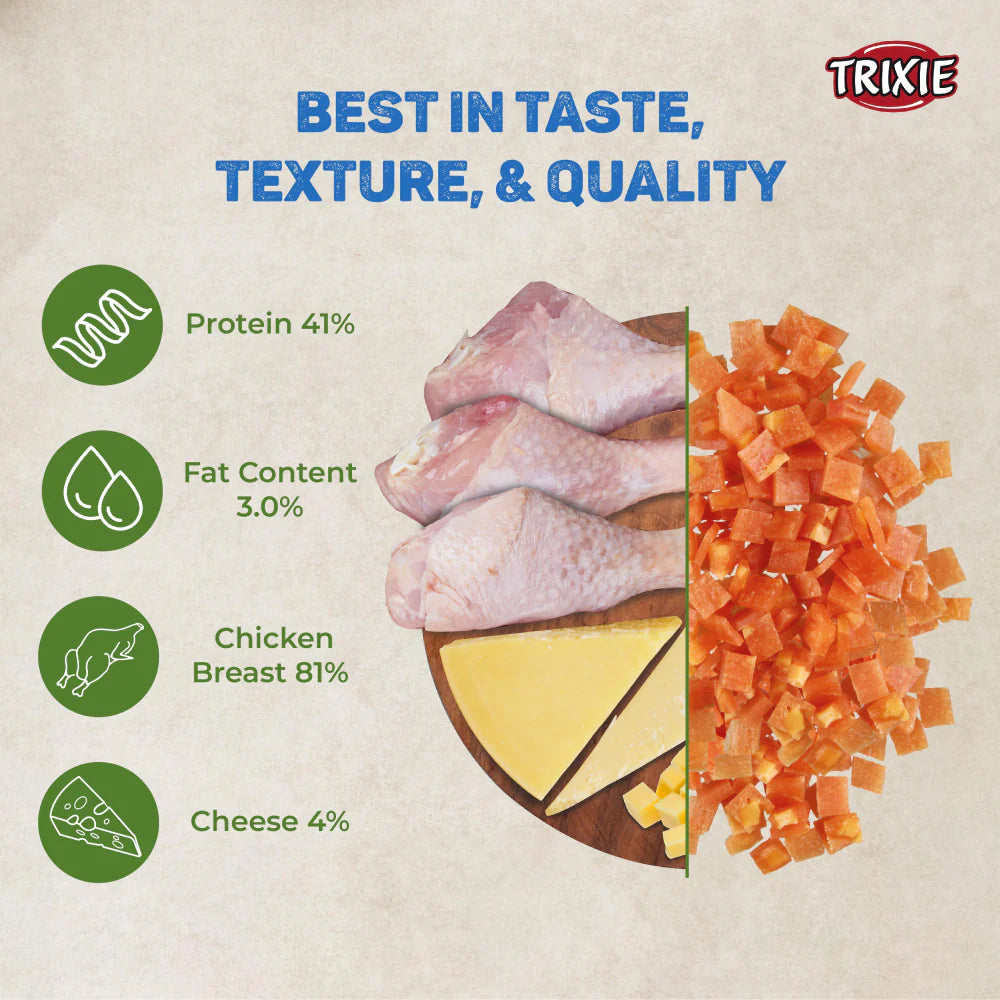 Trixie Premio Cheese Chicken Cubes Cat Treat - 50 g