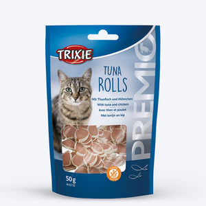 Trixie Premio Tuna Rolls Treat For Cat - 50 g - Heads Up For Tails