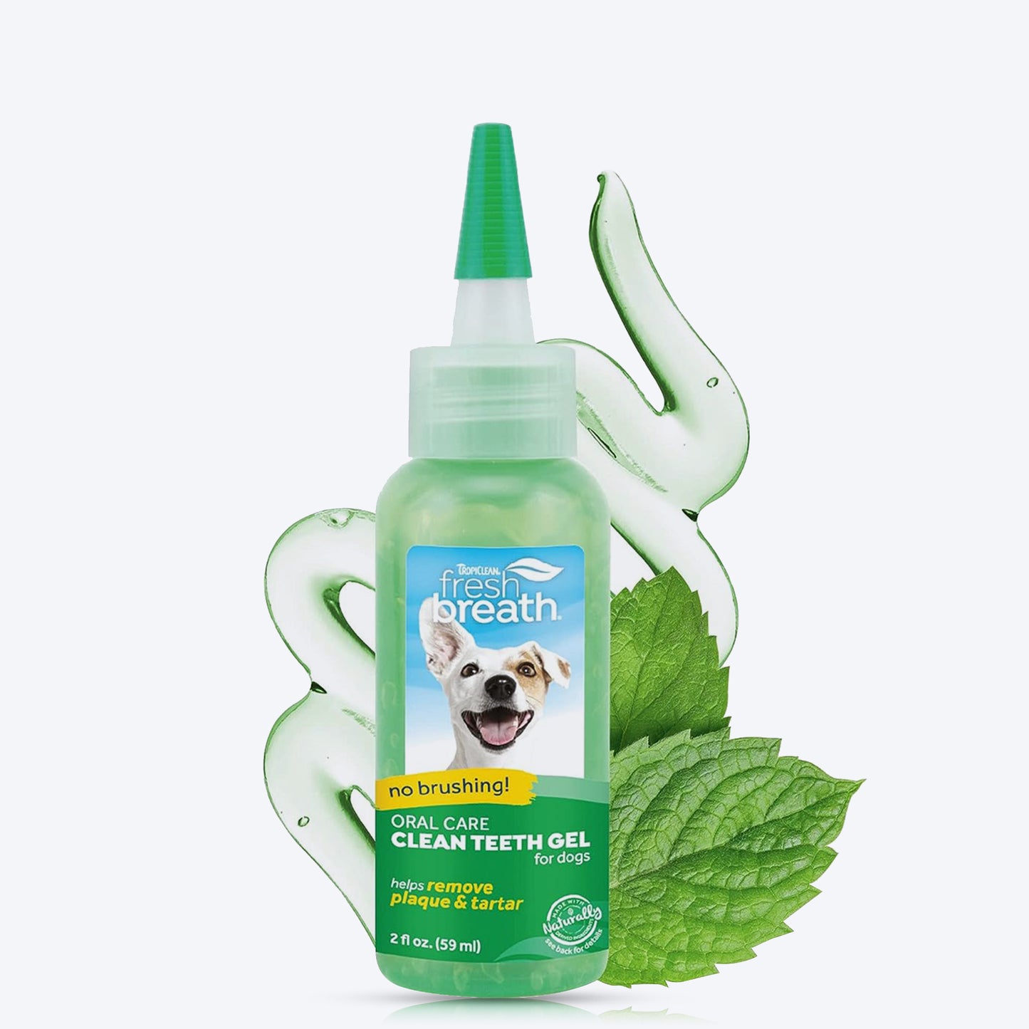 Tropiclean Fresh Breath Clean Teeth Gel for Dogs - Mint - 59 ml -01