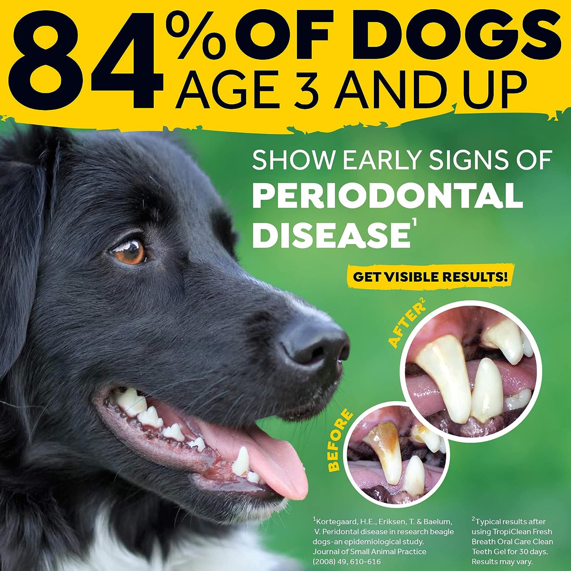 Tropiclean Fresh Breath Clean Teeth Gel for Dogs - Mint - 59 ml -03