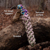 Dash Dog Tug-It-Out Bungee Rope Toy For Dog - Green - Heads Up For Tails