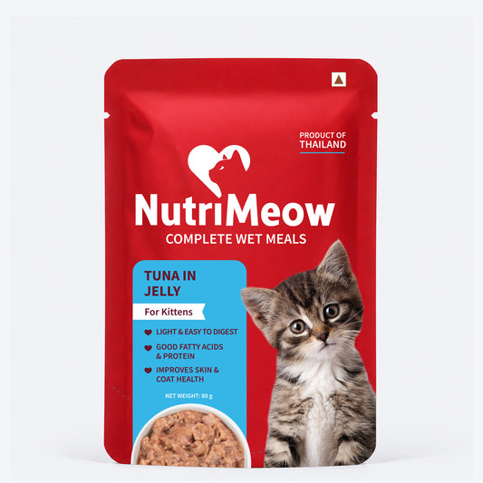 NutriMeow Tuna In Jelly Wet Food For Kitten - 80 gm